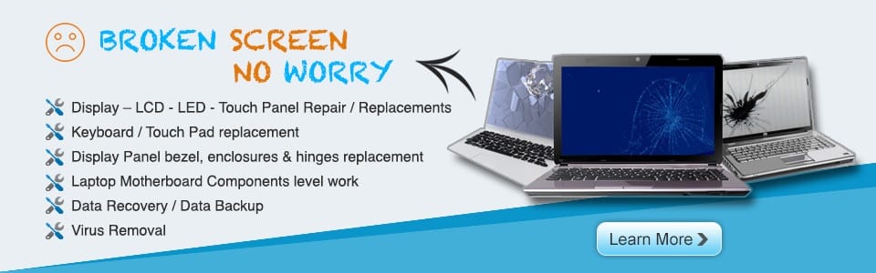 Laptop Screen Replacement in Hyderabad, Telangana, India