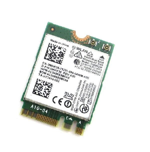 Dell Inspiron 15 (5575) Wireless DW1707 WLAN WiFi Bluetooth Card