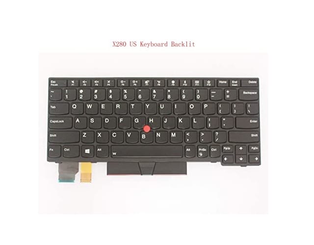 Lenovo Thinkpad X280 20KF 20KE 01YP040 Backlit Keyboard