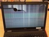 Dell laptop screen damaged broken