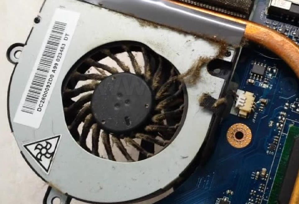 laptop cpu fan malfunction