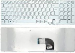 White Keyboard For Sony VAIO SVE15, SVE-15 Series In Hyderabad