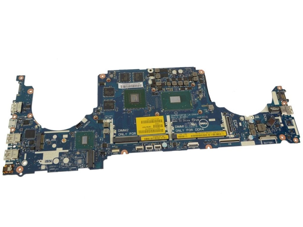 How much does it cost to replace a motherboard on a Dell laptop