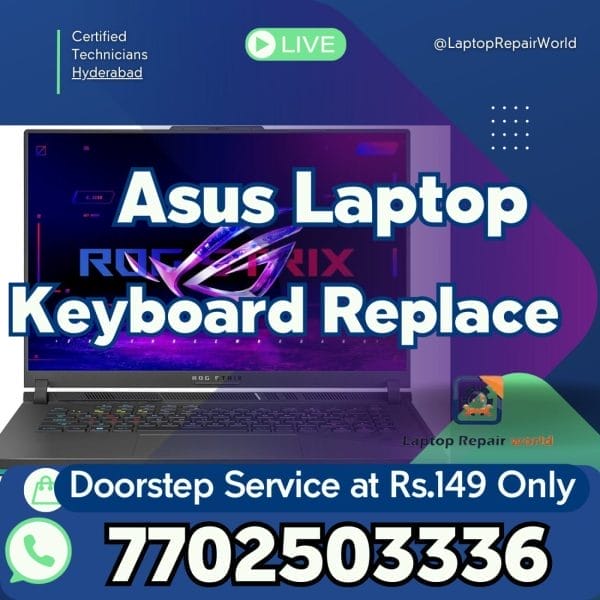 Asus Laptop Keyboard Replacement Store in Hyderabad 3